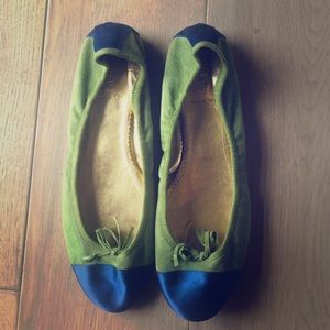 J.Crew two-tone ballet flat